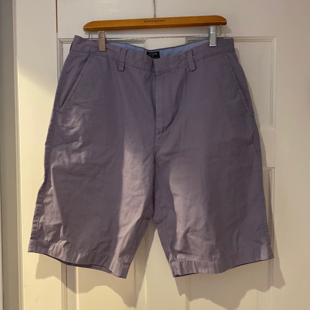 J Crew - flat front Rivington Shorts - 34w inseam 9in